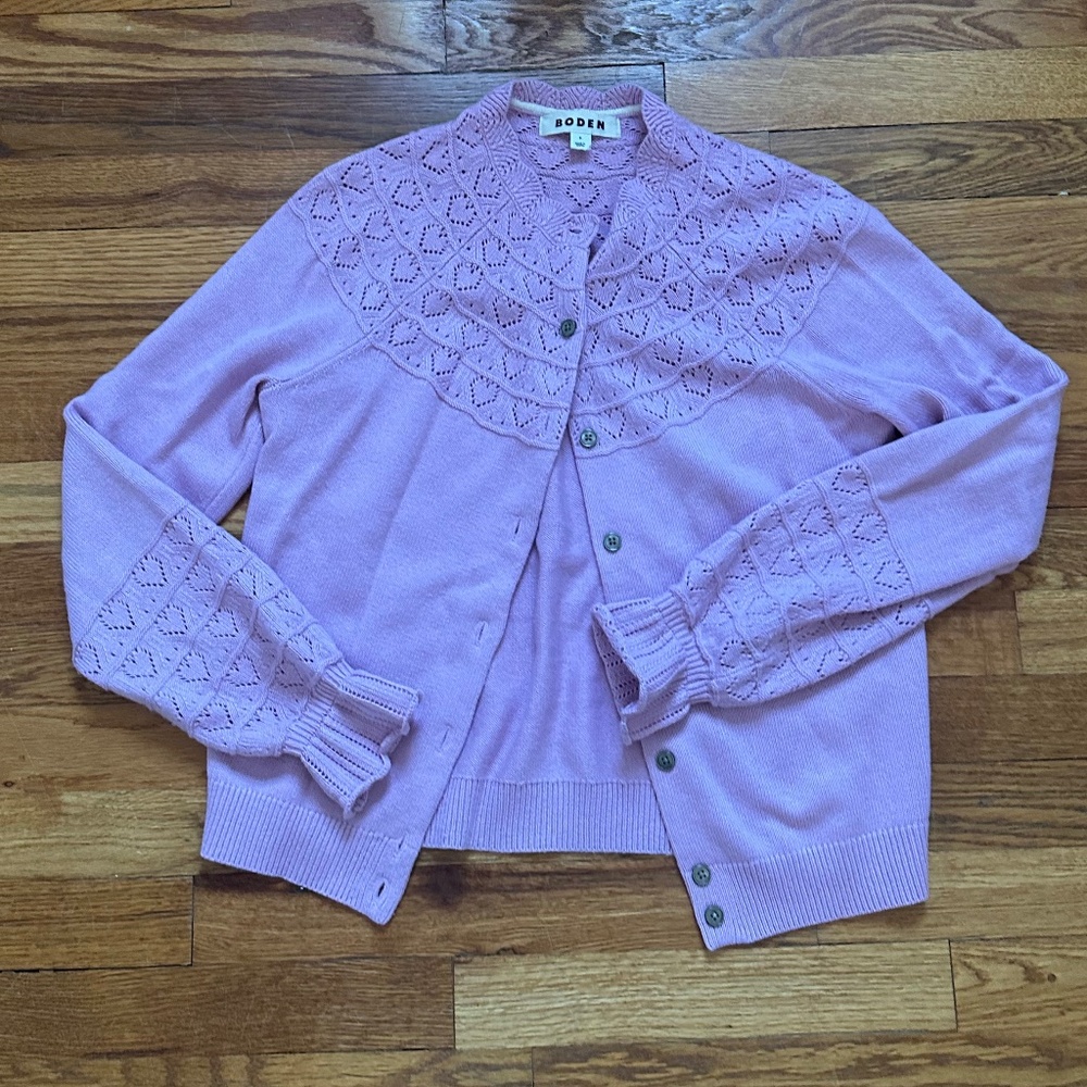 Women’s Boden Heart cardigan